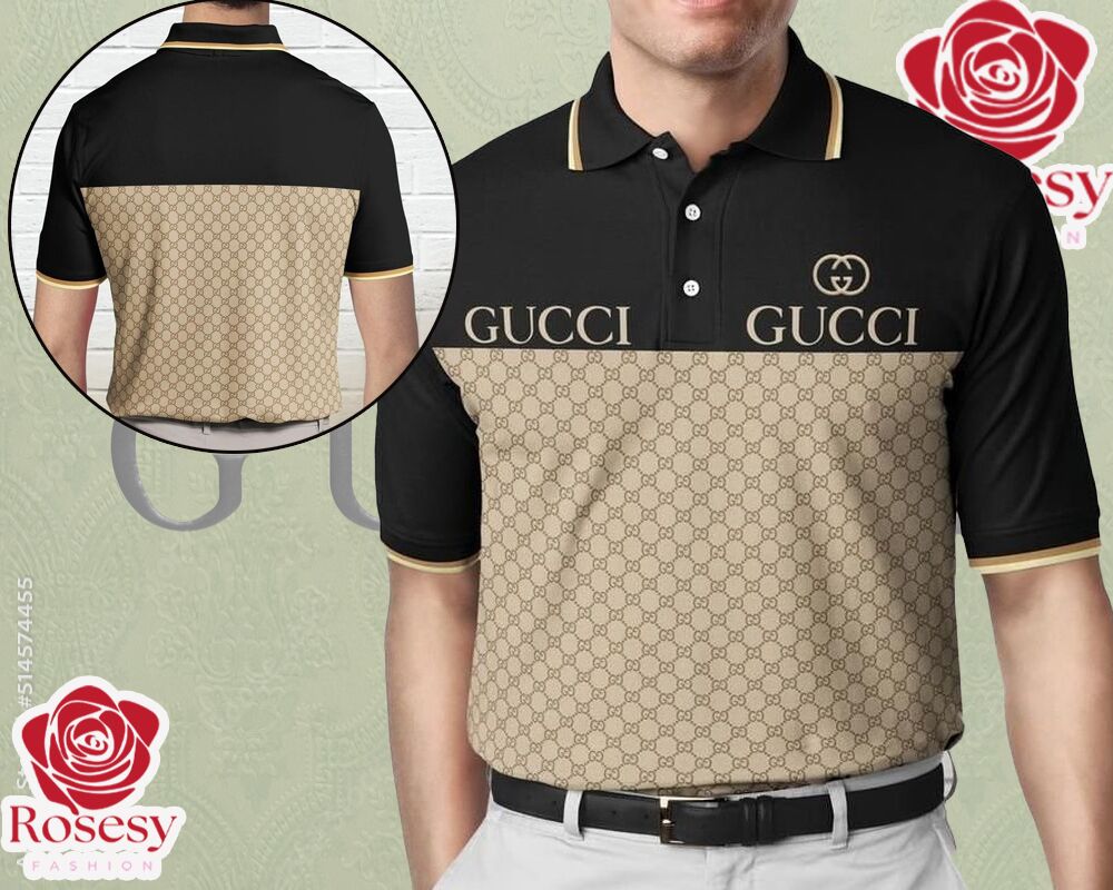Gangster Jolly jeans Cheap Beige Gucci Monogram Polo Shirt, Gucci Collared Shirt, Cheap Gucci  Polo Shirt Mens - Rosesy